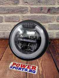 Far universal LED moto/scuter Lampa LED ATV Chopper custom cafe racer