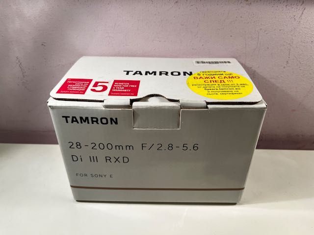 Обектив Tamron 28-200mm F/2.8-5.6 Di III RXD E-mount