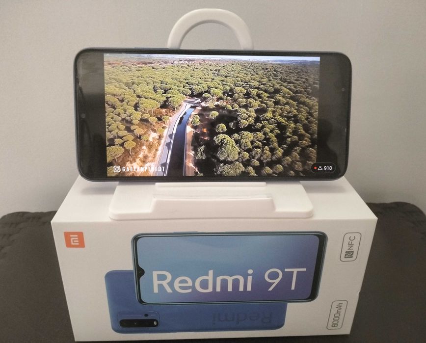 Telefon NOU mobil Xiaomi Redmi 9T, Dual SIM, 128GB, husa si sim CADOU