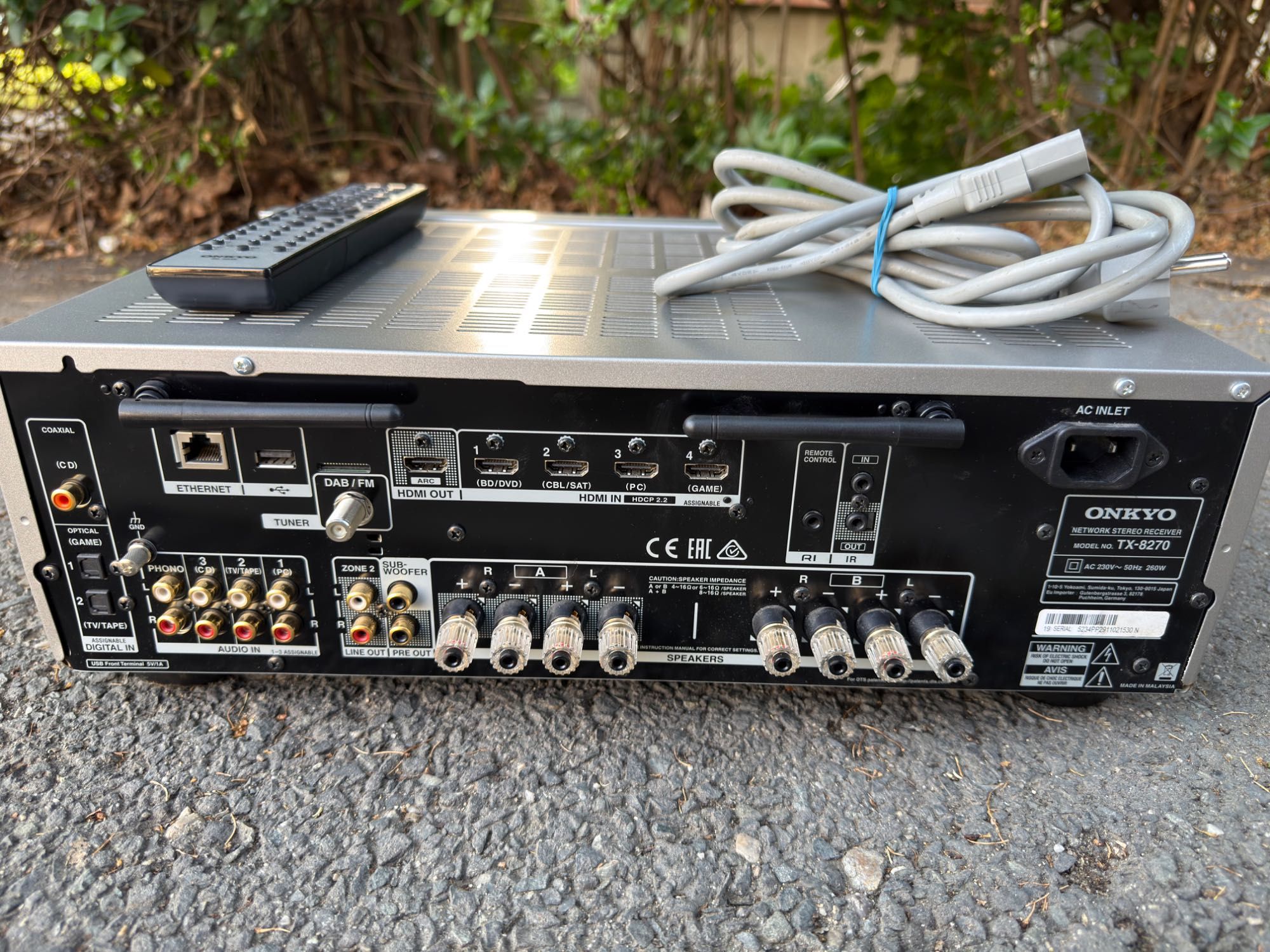 Onkyo TX-8270 Network Receiver Stereo Amplificator Statie