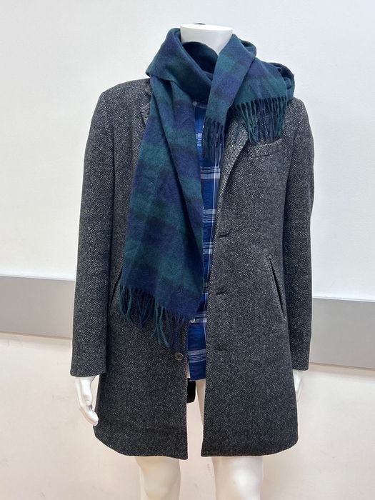 Мек хубав кариран  вълнен шал Bondelid