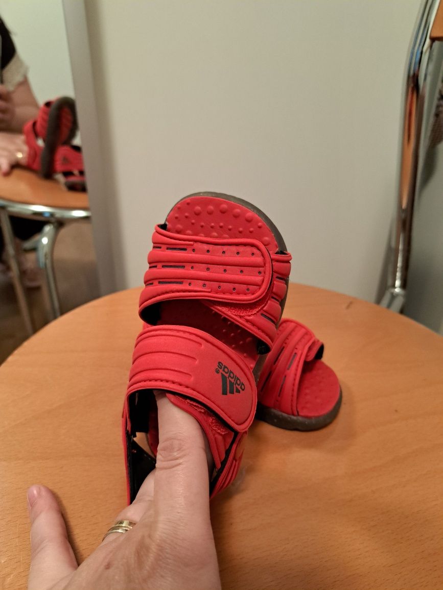 Sandale copii  roșii adidas