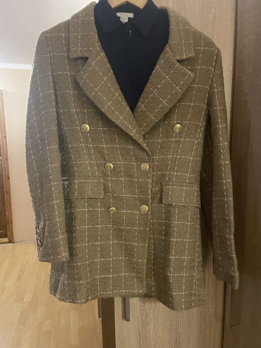 Sacou lung din stofă