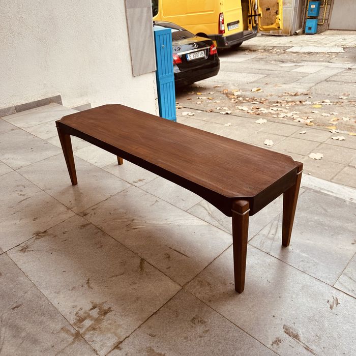 Шведска винтидж пейка / маса – Mid-Century Scandinavian дизайн