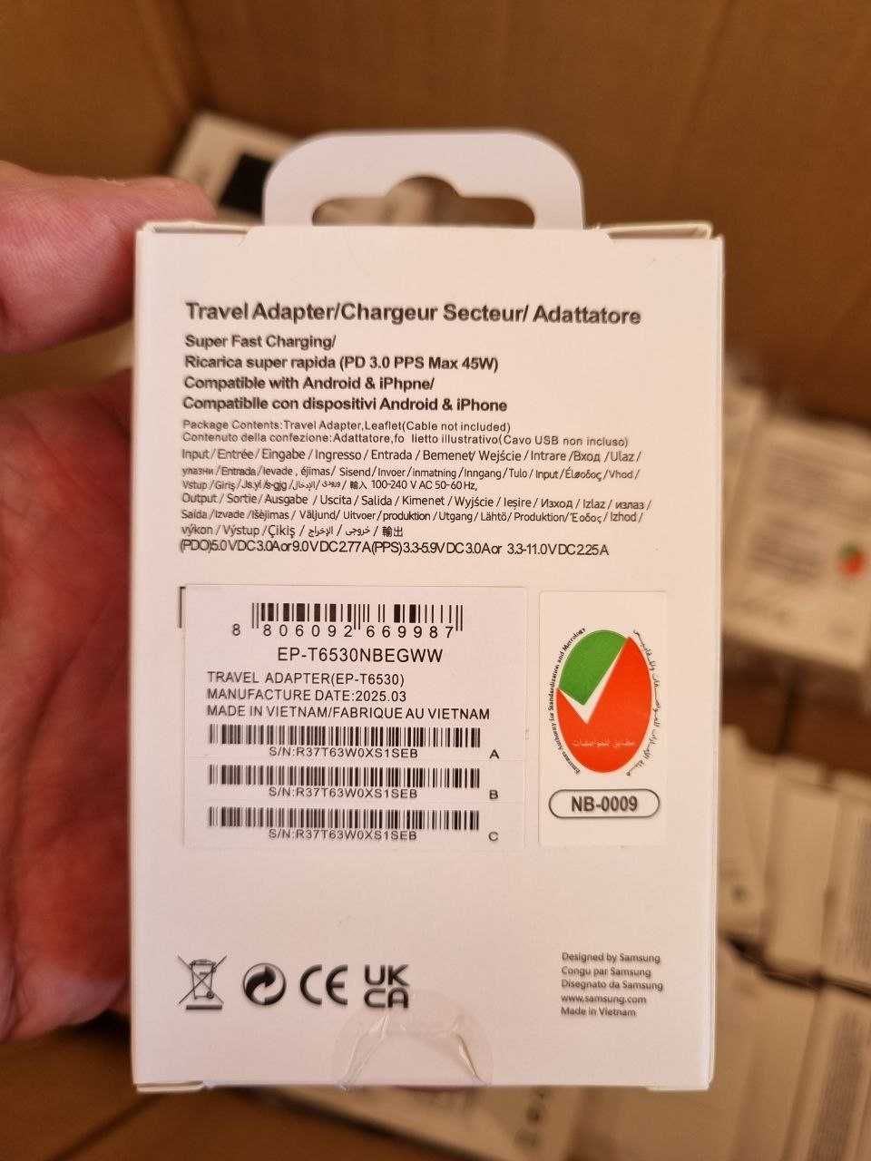 Samsung 45W Type-C Charger  EP-Ta845