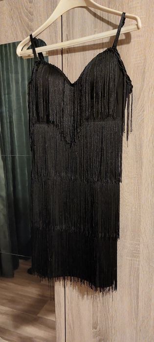 Рокля с ресни M/L