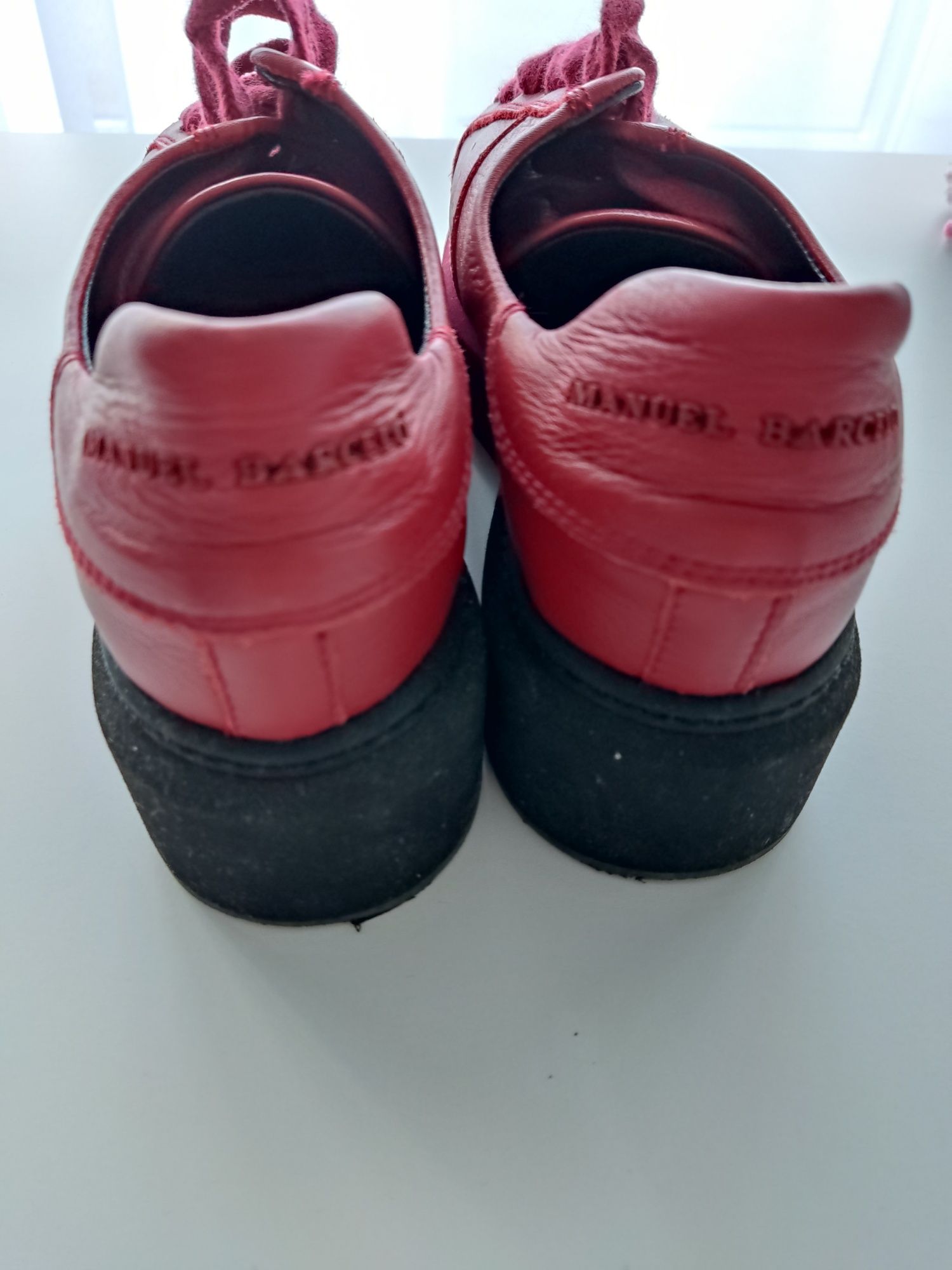 Pantofi Manuel Barcelo 37 dama rosu