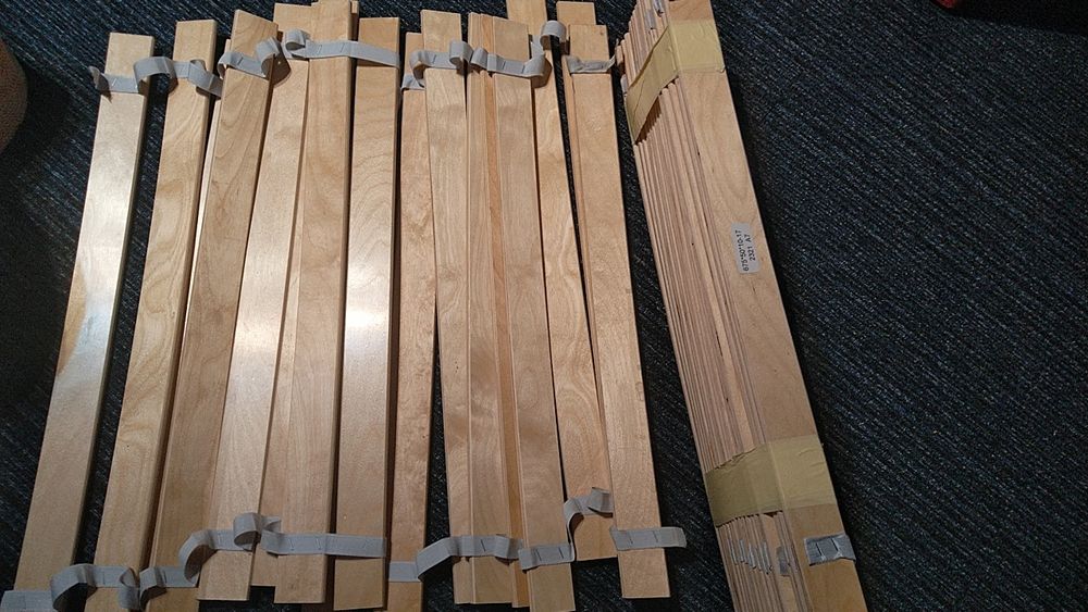 Somiera cu lamele si banda textila