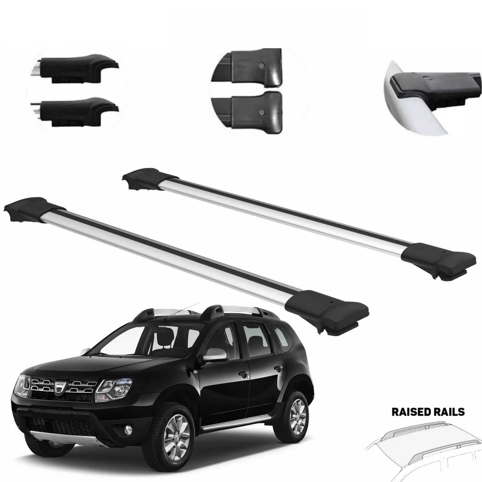 Set bare portbagaj Dacia Duster 1 2013-->2017 (pentru Bare Late)