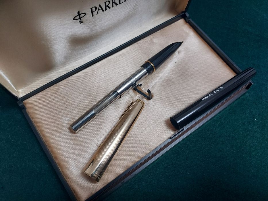 Stilou Parker 51 Mark IV penita aur 14k