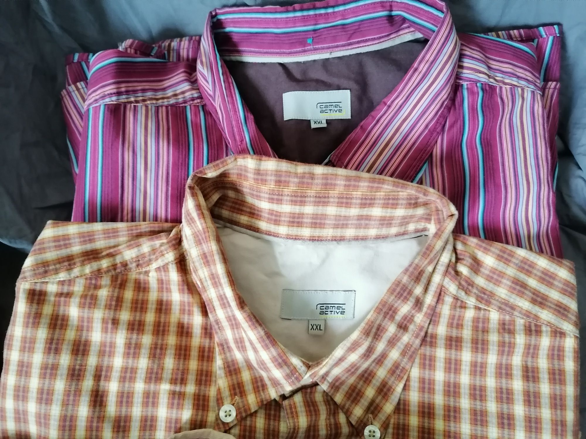 Мъжки маркови ризи XL и XXL. Camel, Masson's, Benetton, Celio, Tommy H