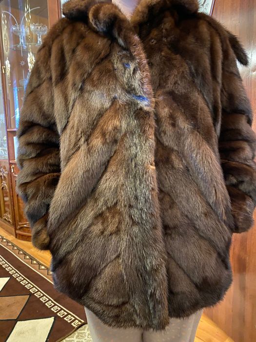 Норковая шуба Короткая Корейского производителя