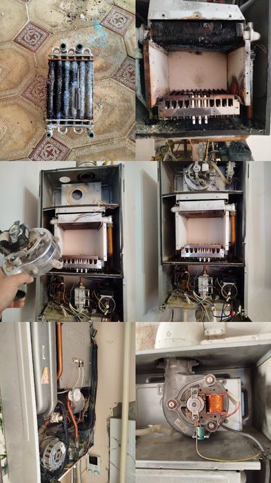 Сантехника . Ремонт двухконтурный катёл
