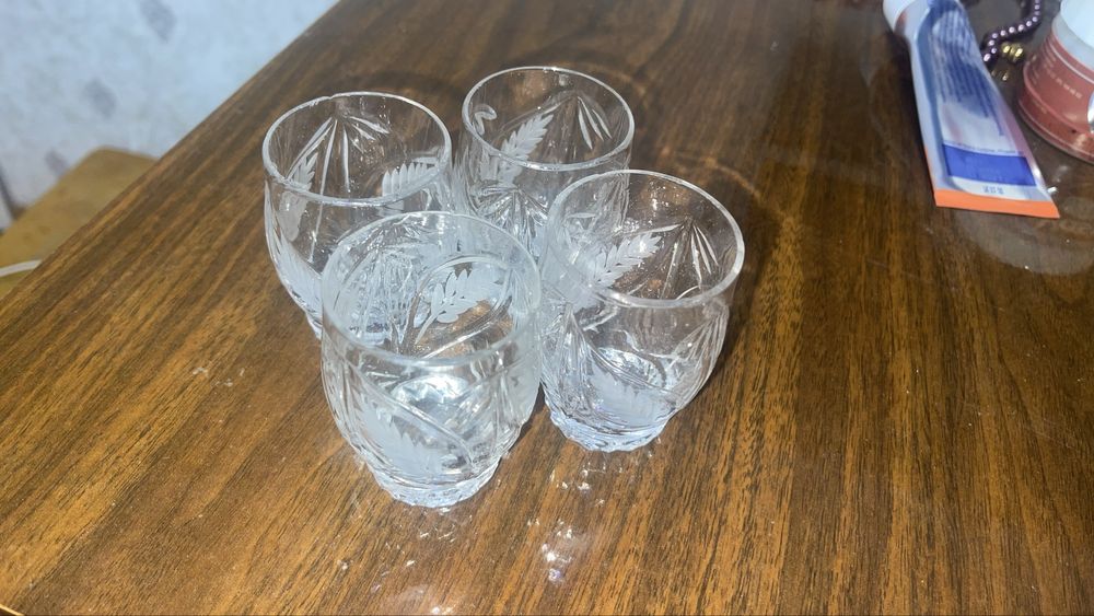 Набор винтажных стопок (СССР), с небольшими дефектами