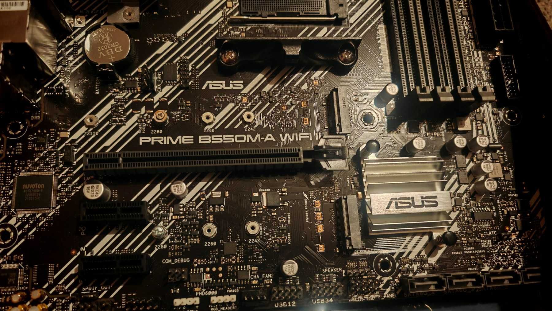 ASUS Prime B550M-A WIFI II  + RYZEN 5 5600X 6-Core (4.6 GHz ) AM4