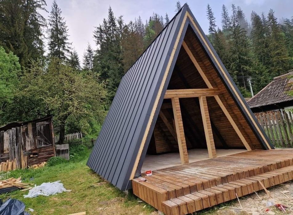 Vând/fac cabane din lemn tip A 

Orice dimisiune 

La schimb cu masini