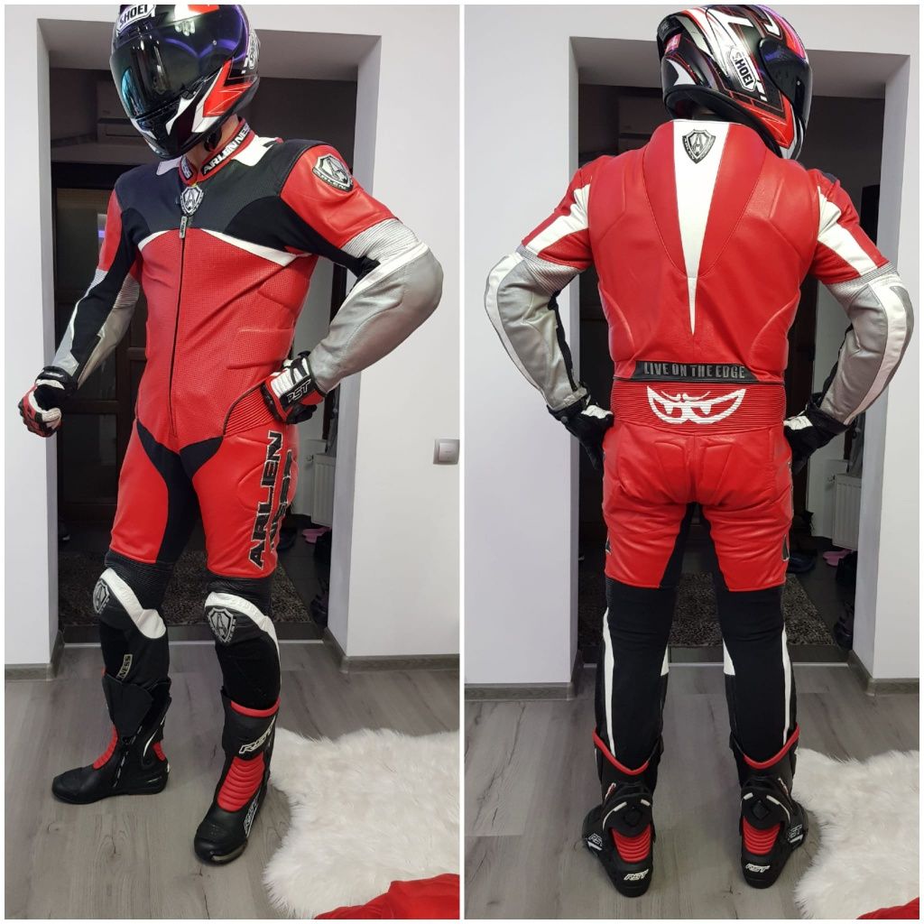 Costum moto Arlen Ness(52) combinezon circuit- impecabil!