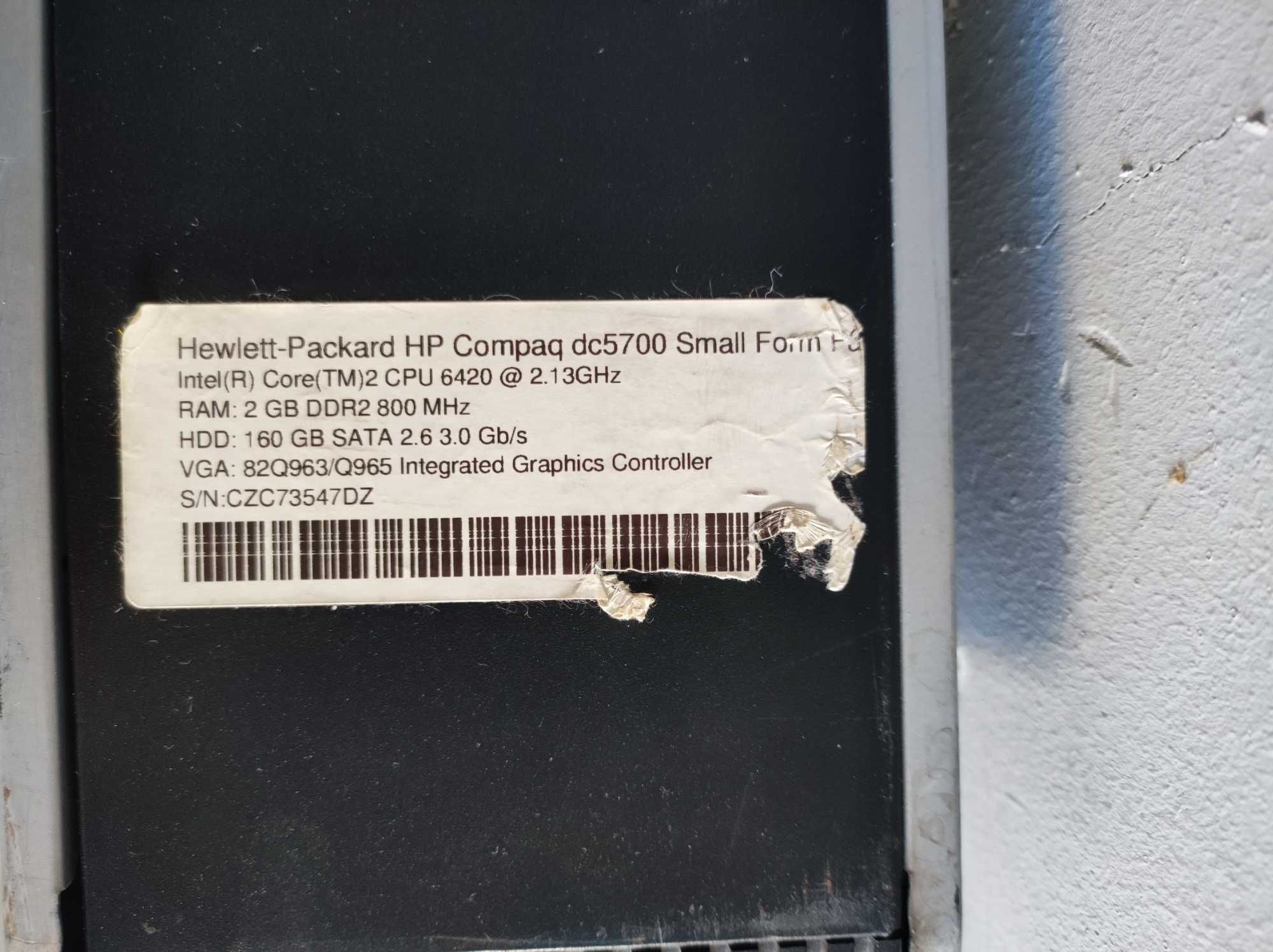 Стар компютър HP Compaq DC5700 SFF Intel Core 2