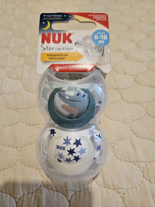 Соски. Пустышки детские NUK 6-18 месяцев