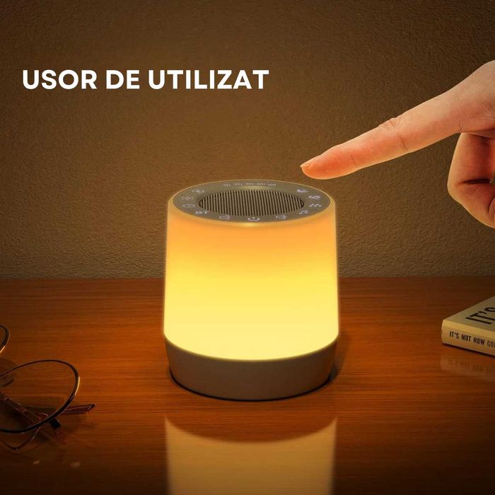 Dispozitiv Sunete Albe, pentru copii/adulti,Difuzor portabil Bluetooth