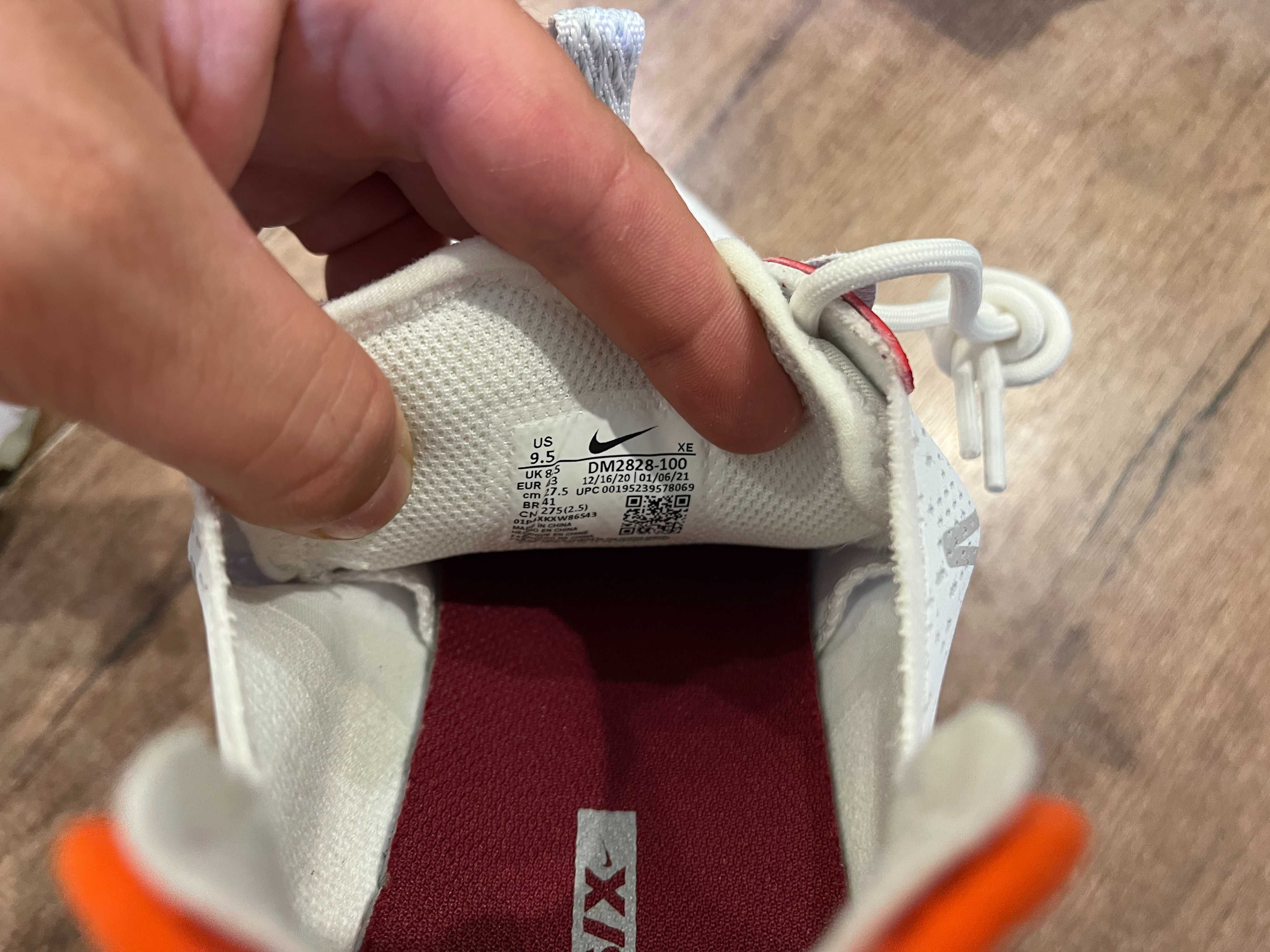 ОРИГИНАЛНИ *** Nike React Vision D/MS/X White Grey Orange