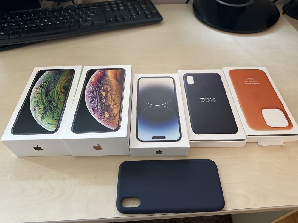 Cutii Iphone Xs, 14Pro, Leather case