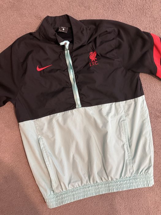 Liverpool Nike Half-Zip Track Jacket. ЛИВЪРПУЛ ветровка