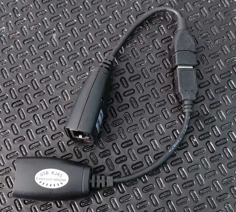 Pereche adaptoare usb -> rj45 -> USB, prelungitor USB prin RJ45