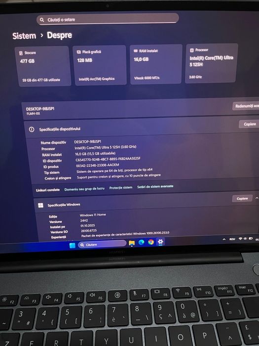 Laptop Huawei Matebook 14 Oled Intel Ultra 5