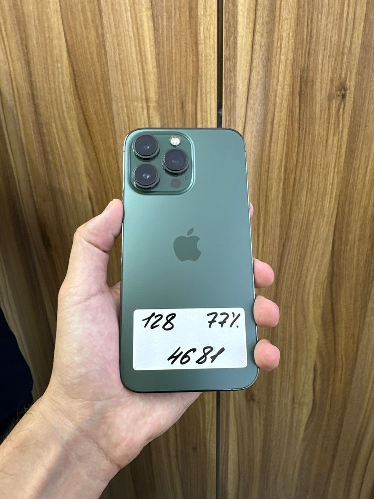 iphone 13pro, green, 128gb, 77% yomkost, ideal holati!