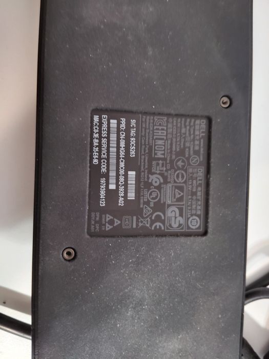Docking station Dell WD19, USB-C, adaptor 180W universal