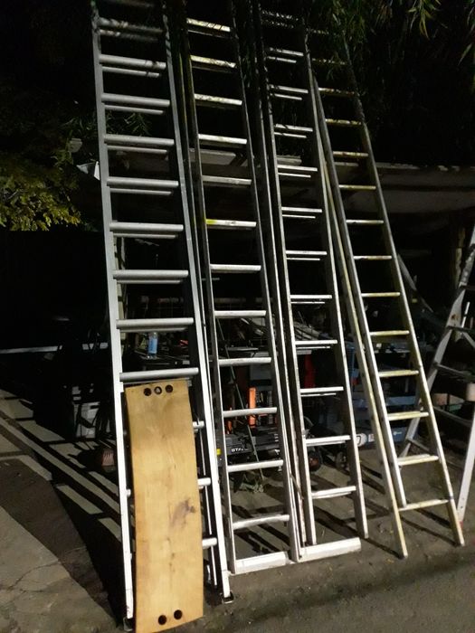 Scări de aluminiu solide aduse din Germania  preț.500 lei buc.