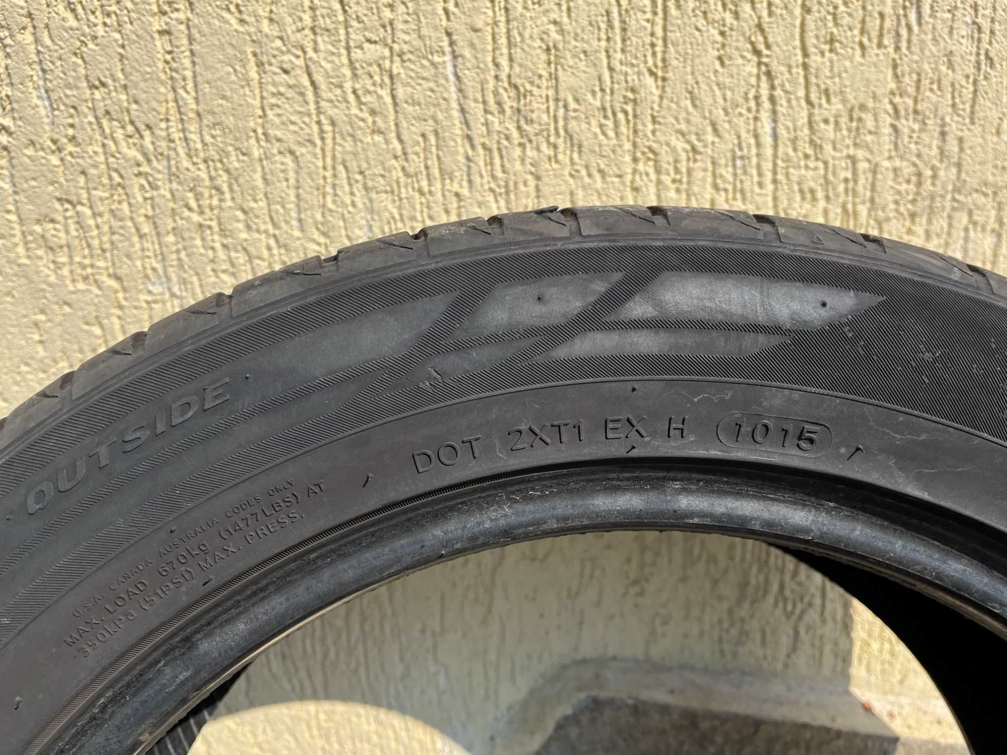 4 бр. летни гуми 215/55/17 Hankook DOT 1015 5,5 mm