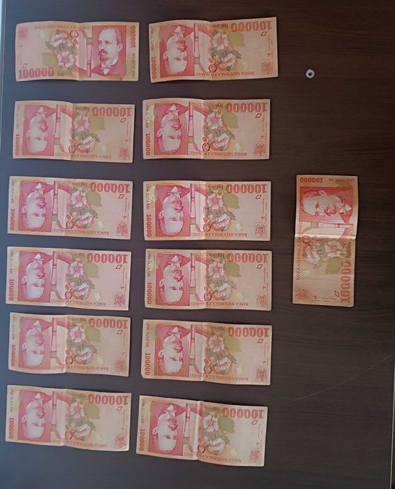 vand bacnote vechi de 100.000 lei din 1998 de Nicolae Grigorescu