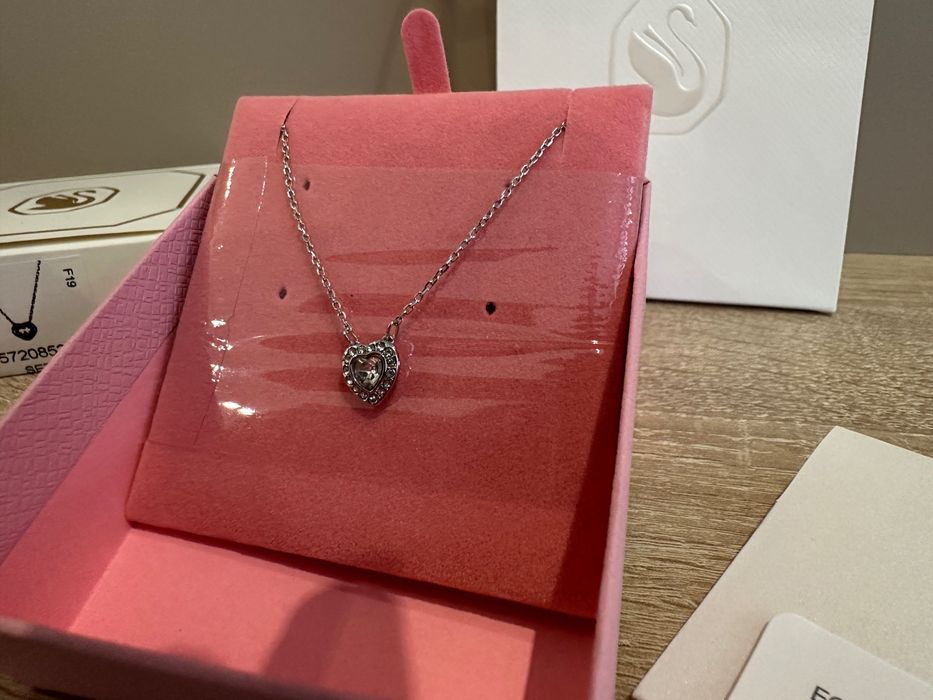 Colier Swarovski Ariana Grande angelic tennis inima