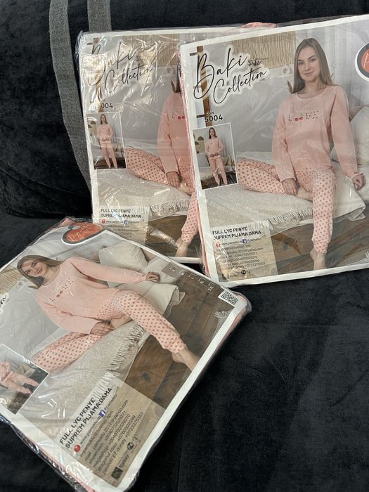 Pijamale damă tunică Baki – noi-nouțe cu etichetă, mărimi S–XXL