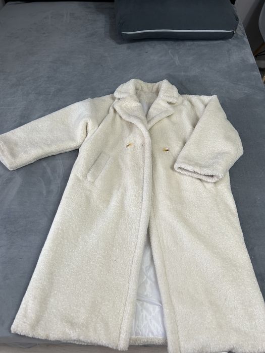 Шуба тедди  бежевая