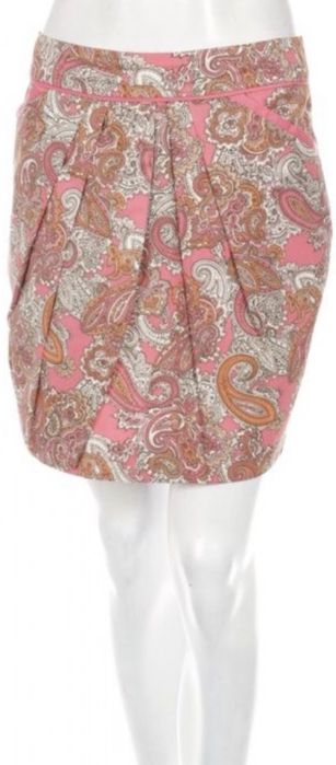 Fusta superba tip creion imprimeu paisley