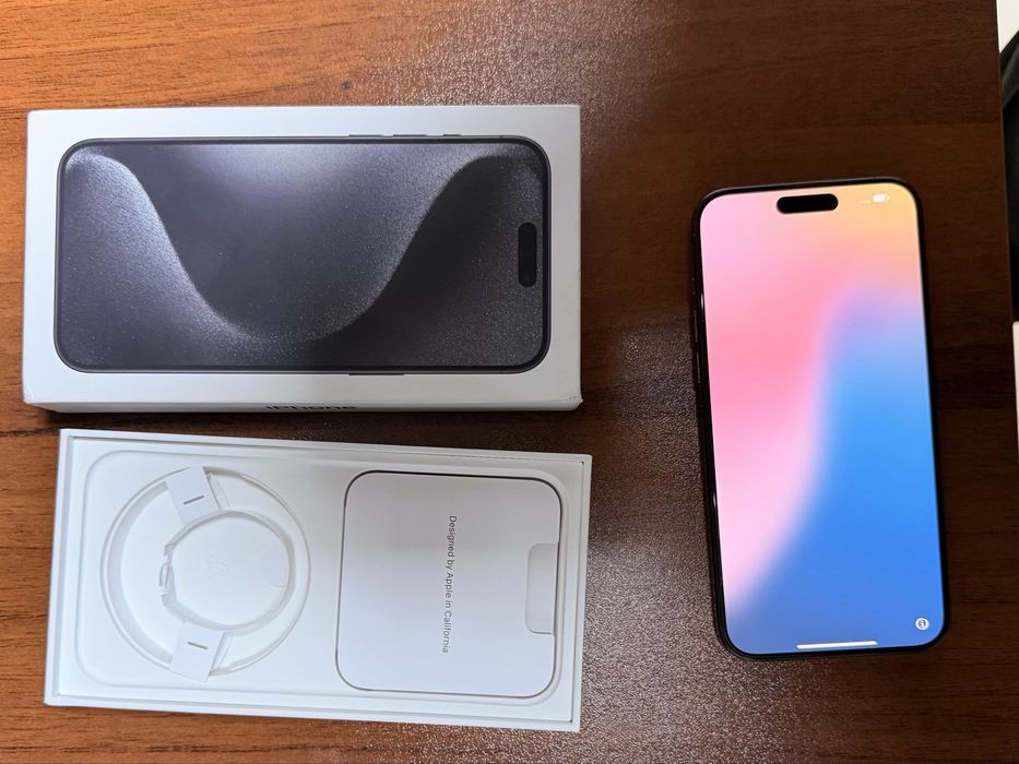 iPhone 15 pro max, Black Titanium, 256GB