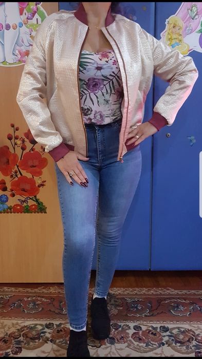 Geaca H&M +blugi+bluza, toate la doar 45 lei