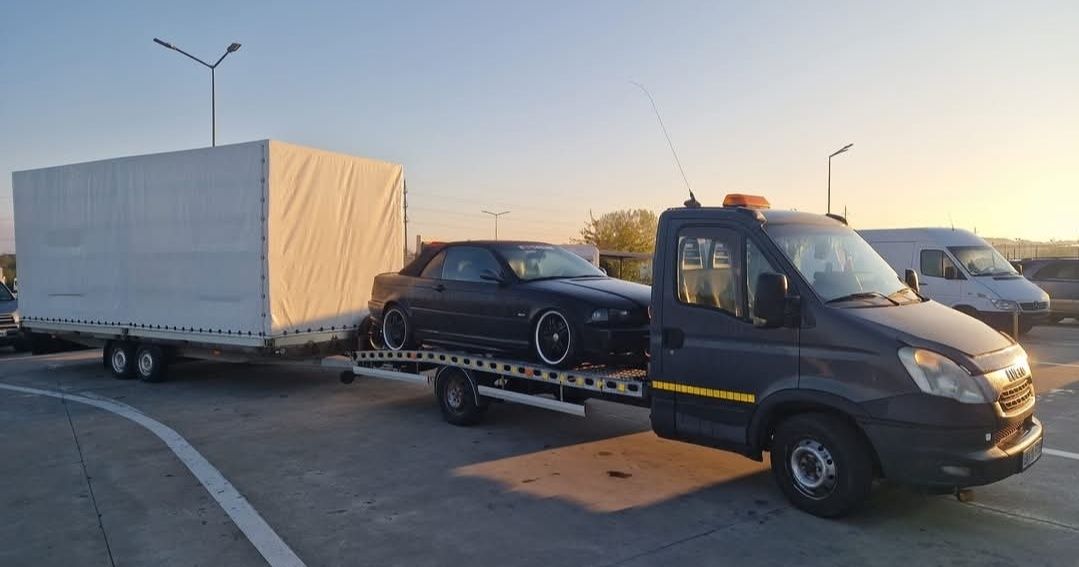 Tractari transport cu trailer platforma tester diagnoza service auto