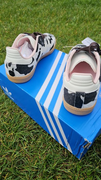 Adidas samba cow print size 37.5 true to size