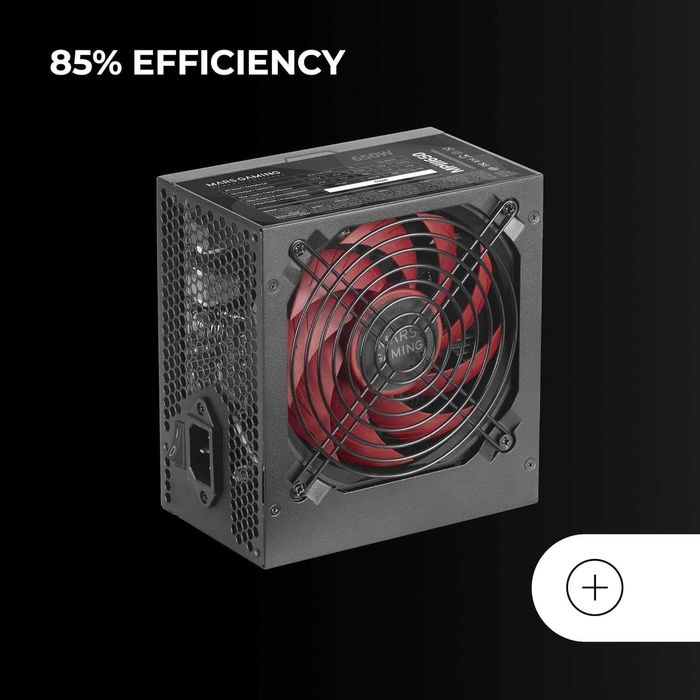 Sursă PC Mars Gaming MPIII650, 650W ATX, resigilată, 2 ani garanție