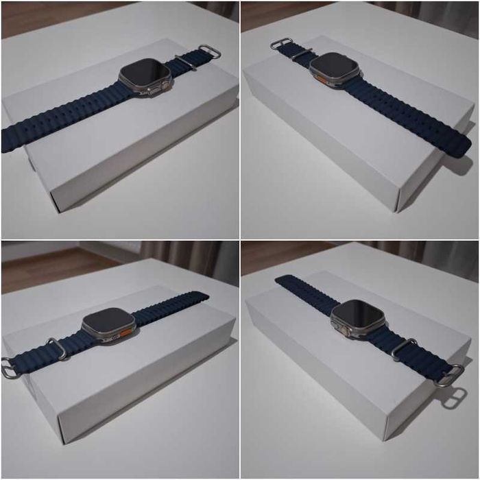 Apple Watch Ultra 2 49mm Titanium Blue Ocean Band - 11/10 ca NOU