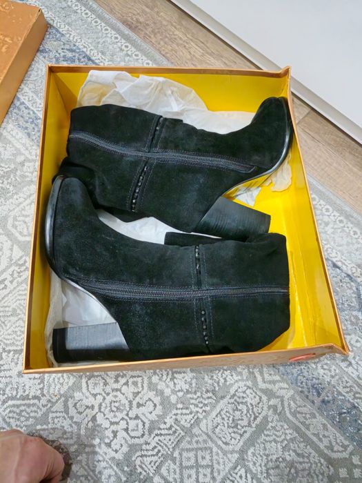 Сопоги зимние натуральная замш натуральная мех