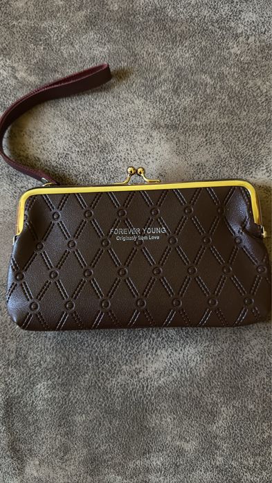 Portofel damă Forever Young, maro, elegant – stare excelentă