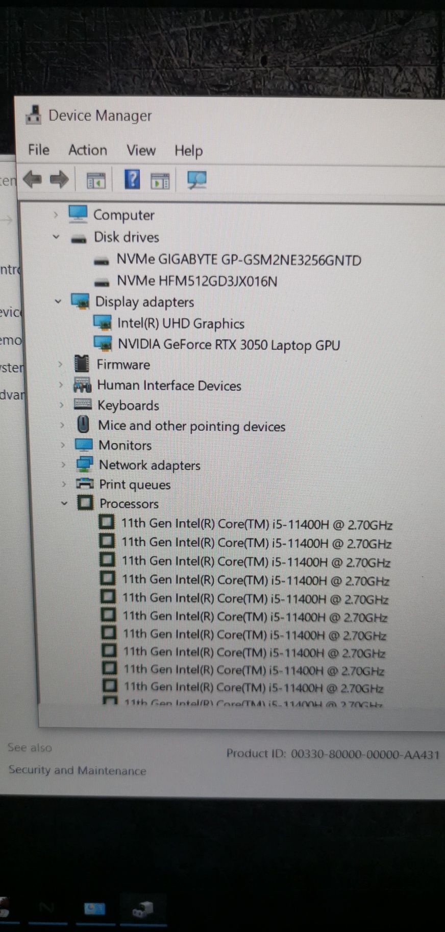 Acer nitro Rtx 3050 Games супер