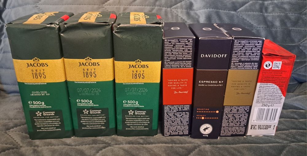 Cafea macinata diferite marci