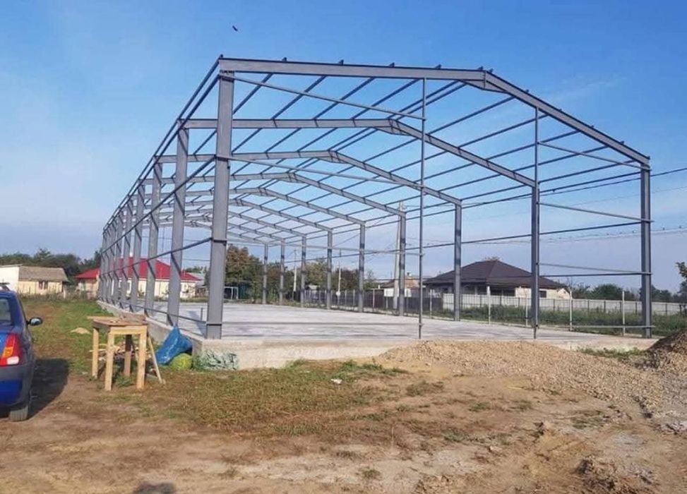 Vand hala metalică Structuri metalice saivane fânare