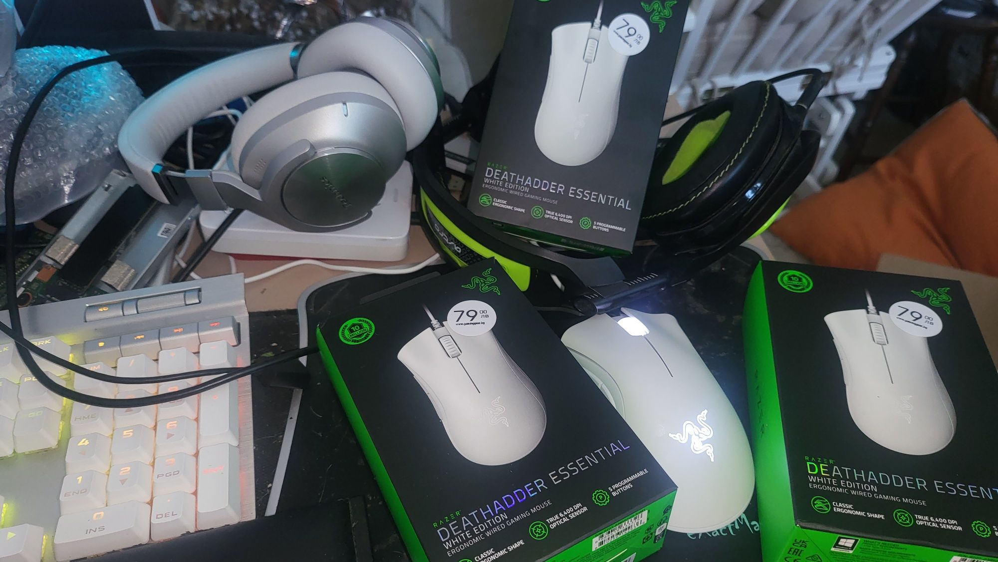 Razer Deathadder Essential white Чисто нова запечатана 2 год. Гаранция